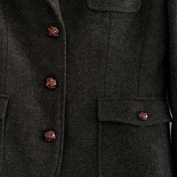 100% Wool Brooks Brother Tweed Blazer Jacket Sz 6 - Picture 16 of 17